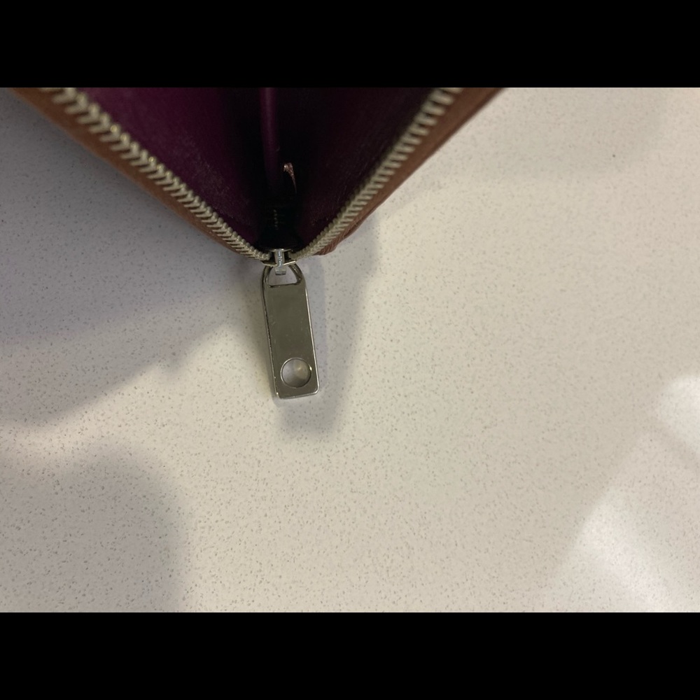 Fossil Zip-Around Leather Wallet - image 5